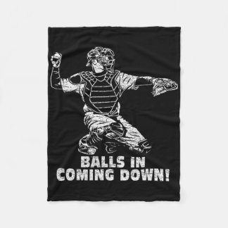 In Coming Down Sell Softll Catcher Funny Saying  Fleecedecke