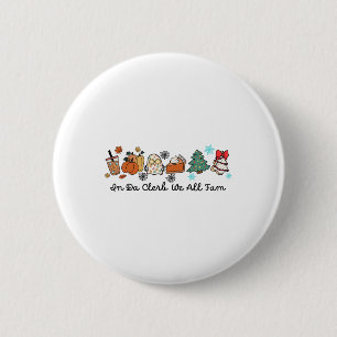 In Da Clerb sind wir alle Fam lustige Weihnachten Button