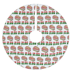 In Da Club Funny Feinschmecker Türkischer Club Del Polyester Weihnachtsbaumdecke