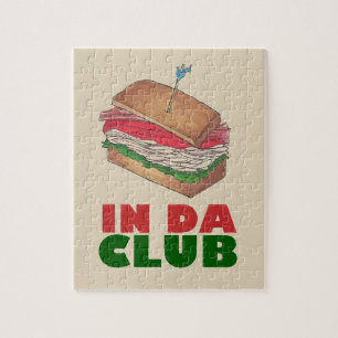 In Da Club Turkey Club Sandwich Funny Feinschmecke