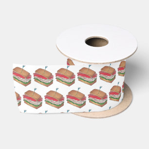 In Da Club Turkey Club Sandwich Funny Feinschmecke Satinband