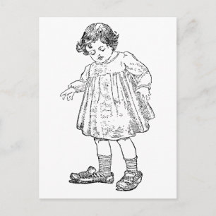 In Daddy's Shoes Postkarte