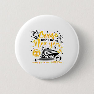 In das neue Jahr 2026 cruisen Frohes Neues Jahr 20 Button