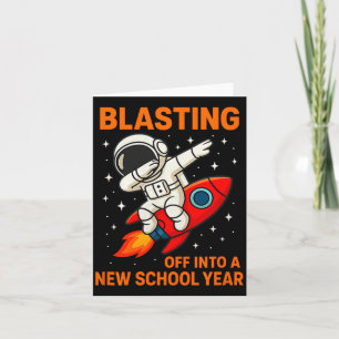 In das neue Schuljahr starten Astronaut Dab Karte