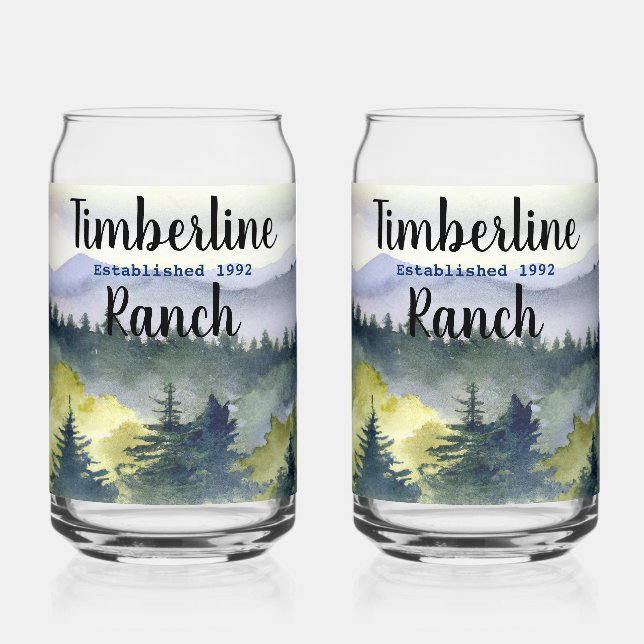 In das Set des Trinkbehälters Holz Dosenglas (Vorderseite)