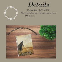 In das Wild Horse Spiral Notebook