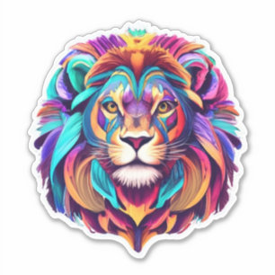In das "Wild Lion"-Stickerpack Aufkleber