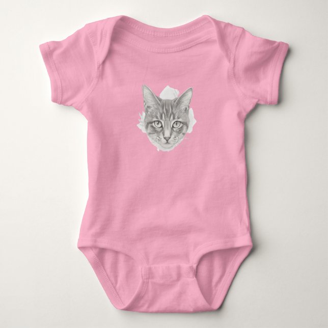 In Deine Seele Blickend Baby Strampler (Vorderseite)