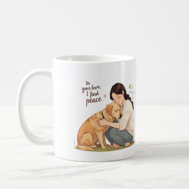 In Deiner Liebe finde ich Frieden Kaffeetasse (Links)