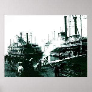 In dem Fluss- Plakat