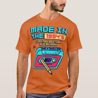 In den 1994er-Retro-Kassettenband hergestellt T-Shirt