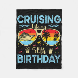 In den 50. Geburtstag cruisen - 50. Geburtstag Cru Fleecedecke