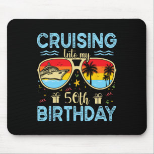 In den 50. Geburtstag cruisen - 50. Geburtstag Cru Mousepad