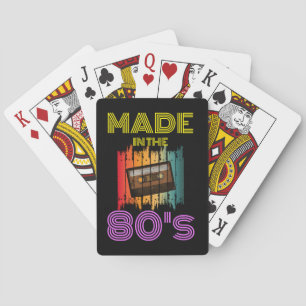 IN DEN 80ER JAHREN HERGESTELLTE VINTAGE-KASSETTENB SPIELKARTEN