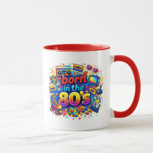 In den 80ern geboren tasse