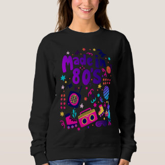 In den 80ern hergestellt Coole Rückkehr zur 80er-O Sweatshirt