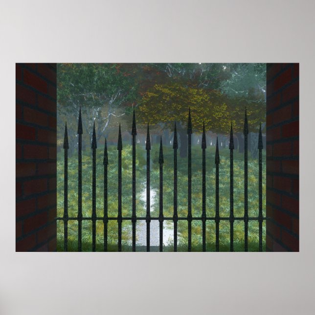 In den alten Wald drucken Poster (Vorne)