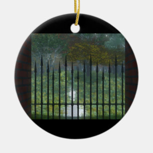 In den alten Wald Keramik Ornament