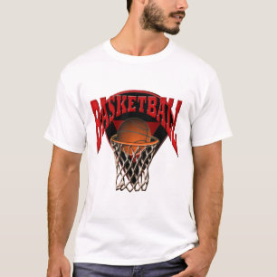 In den Band-Basketball und das Rückenbrett T-Shirt