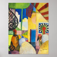 In den Basaren | Auguste Macke |