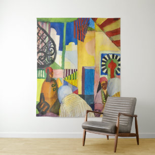 In den Basaren Auguste Macke Wandteppich