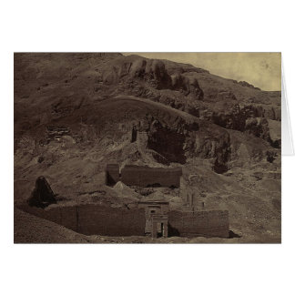 In den Berghang gehauener Tempel, Ägypten circa 18