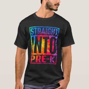 In den ersten Tag vor der K-Gefärbte Krawatte T-Shirt