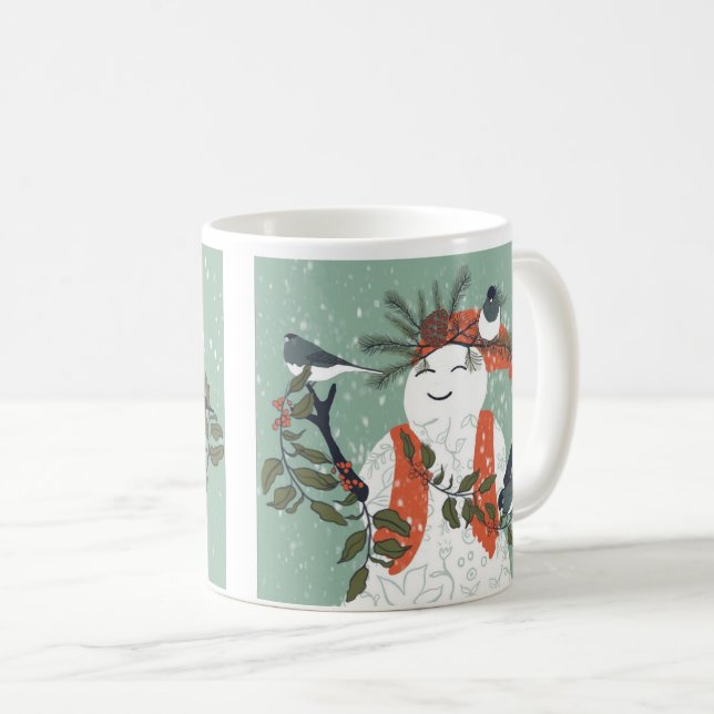 In den Garten Feiertagsbecher Kaffeetasse (VorderseiteRechts)