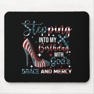 In den Geburtstag treten mit Gottes Gnade und Barm Mousepad