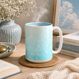In den Himmel getauchte Träumerei Zweifarbige Tasse