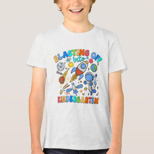 In den Kindergarten starten Zurück zur Schule Tri-Blend Shirt