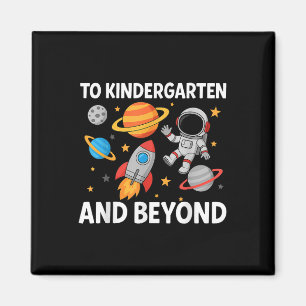In den Kindergarten und über den Astronauten hinau Magnet