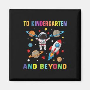 In den Kindergarten und über den Astronauten hinau Magnet