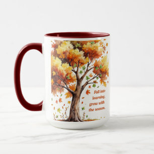 In den Lernherbst eintauchen – Inspirierender Herb Tasse