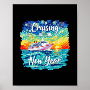 In den neuen Jahr 2026 cruisen - Urlaubsfeier Fam Poster