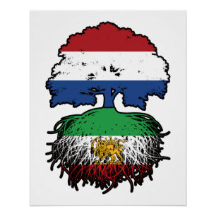 In den Niederlanden gewachsene iranische Wurzeln L Poster