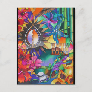 IN DEN SCHATTEN DES SCHLAFENDEN GIANTEN BERGS IV POSTKARTE