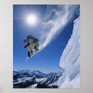 In den Snake Creek Canyon vom Clayton 3 springen Poster