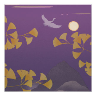 In den Sonnenuntergang Poster
