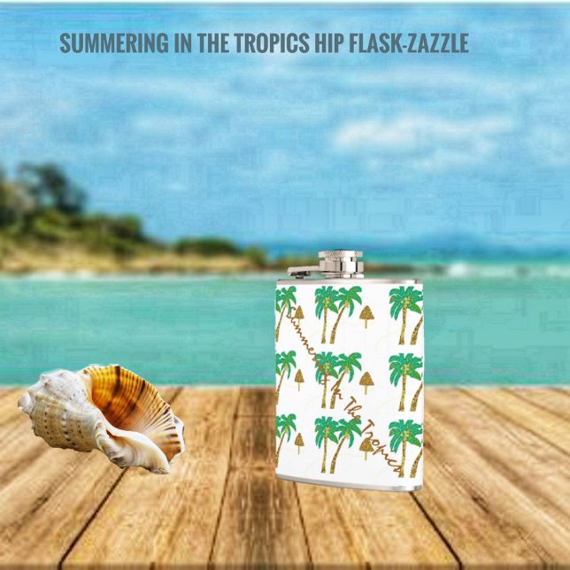 In den Tropen einladen Flachmann (Von Creator hochgeladen)