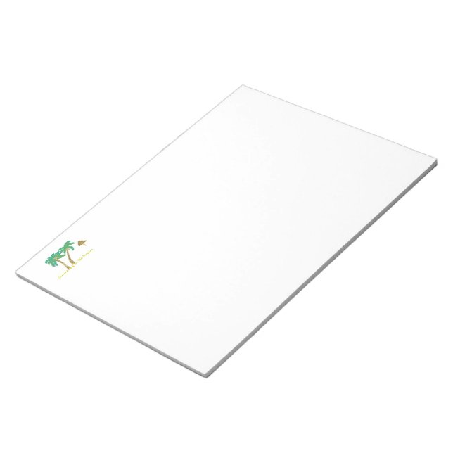 In den Tropen einladen Notizblock (angewinkelt)