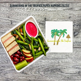 In den Tropen einladen Serviette