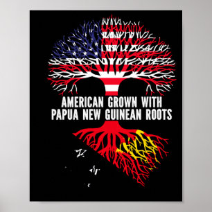 In den USA angebaut mit papua-neuguineischen Wurze Poster