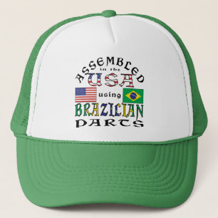 In den USA unter Verwendung brasilianischer Teile  Truckerkappe