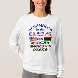 In den USA zusammengestellt mit afrikanischen amer T-Shirt