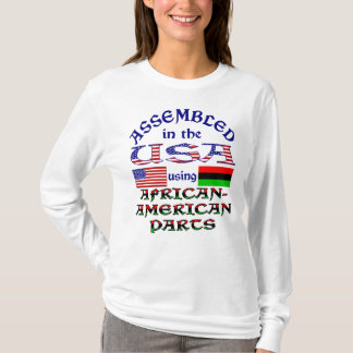 In den USA zusammengestellt mit afrikanischen amer T-Shirt