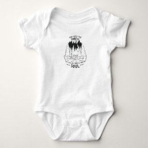 in den Wald gehen Baby Strampler