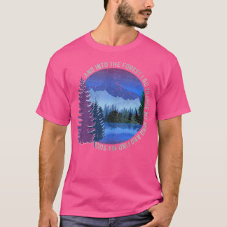 In den Wald I Go Nature Wandern Camping Geschenk T-Shirt