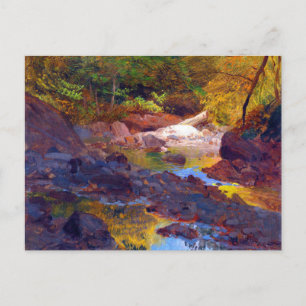 In den Wäldern von New England von Frederic Edwin  Postkarte