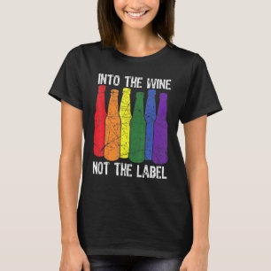 In den Wein nicht das Etikett Bisexuelle Stolz Get T-Shirt